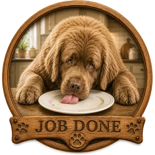 job done dog character