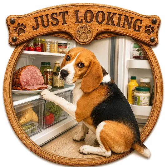 Just Looking dog character